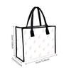 Fashion Butterfly Print Tote Bag Casual Large Capacity Ladies Daily Shoulder Handbag for Outdoor Use