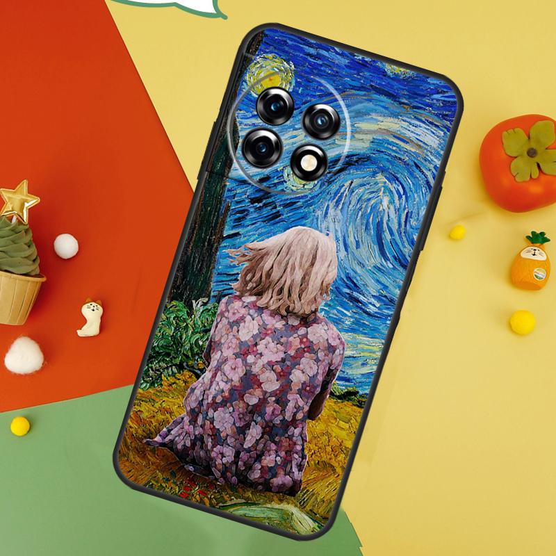 Paintings Starry Night Van Gogh Case For OnePlus 15 12 12R 13T 13R 13 11 9 10 Pro 10T 8T Nord 5 CE 2 3 4 Lite N20 N30 Cover