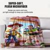 Toy Story Buzz Lightyear Small Cover Blanket Soft Comfortable All Season Skin Friendly Bed Dorm Sofa Office Car Camping Nap Gift