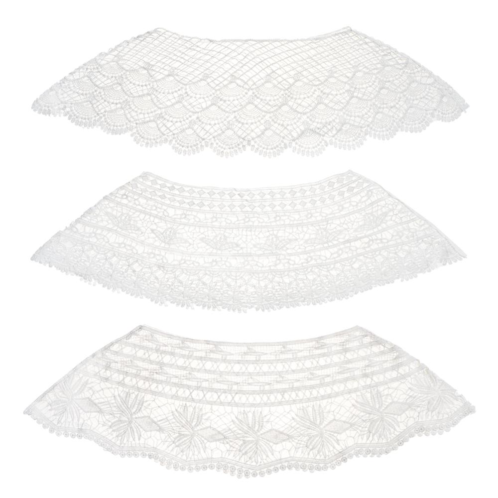Female Empty Lace Smock Shrug Poncho Crochet Knit Cape Shawl