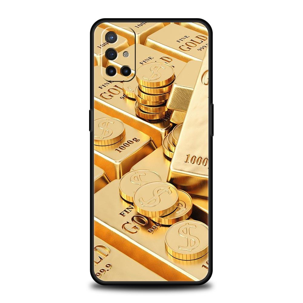 Gold Money Pattern Phone Case For OnePlus 15 13 12 11 10 9 8 13T 10T 7T Pro 13R 12R 9RT 8T Nord 4 N200 2T CE 2 3 5G Lite Cover