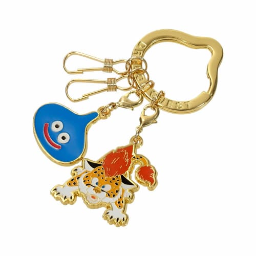 

Smile Slime Metal Key Ring Slime & Baby Panther