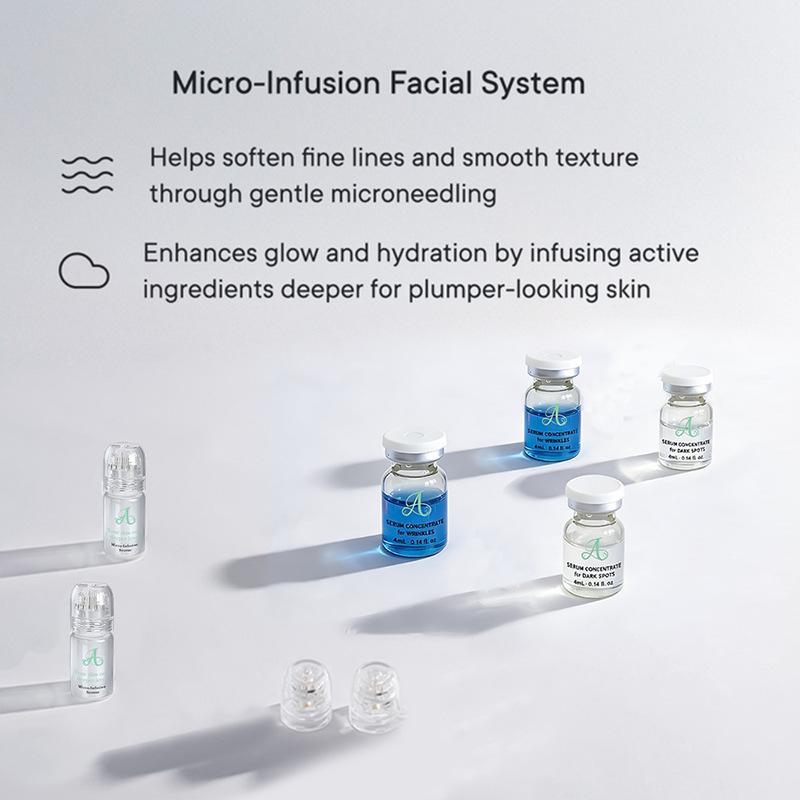 Microneedling-Infusionssystem für das Gesicht gegen Falten, zur Straffung und Aufhellung