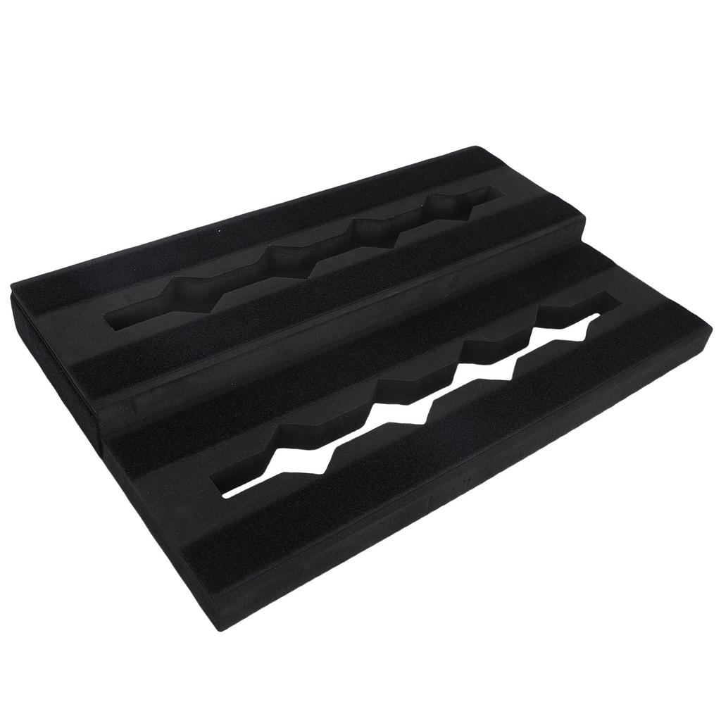 Gitarren-Pedalboard EVA Rutschfest Tragbar Modular Gitarren-Effektpedalboard Halterung für 6 bis 10 Effektpedale