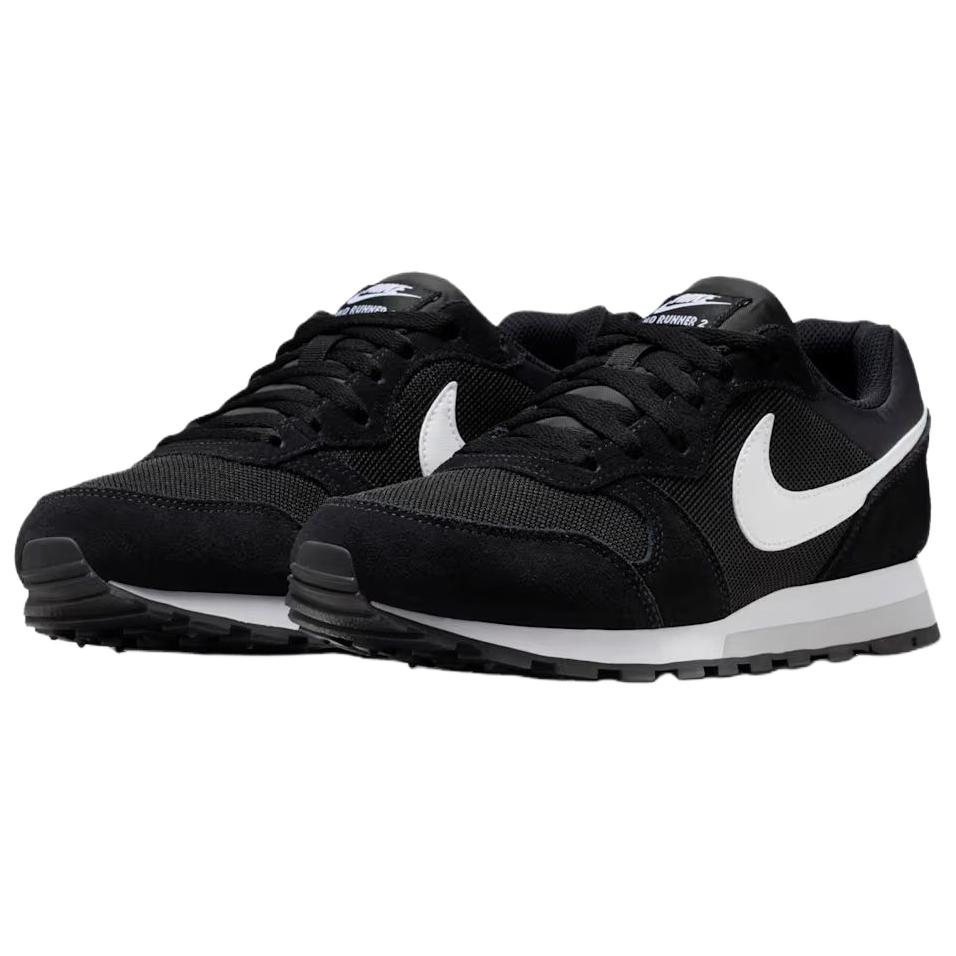 Nike MD Runner 2 Wygodne Wytrzymałe Oddychające Buty do Biegania Damskie sneakersy Czarne Białe 749869-018