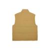 New Era MLB Solid Color Casual Logo Stand Collar Zip Vest Men vest Brown 13350840