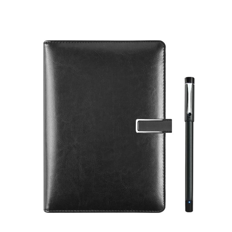 2025 New Product Ai Multifunctional Leather Notebook Ai Drawing Spiral Binder Smart Notebook With Smart Pen And Ai Software (Black,A5,&smart notebook+smart pen +Ai software)