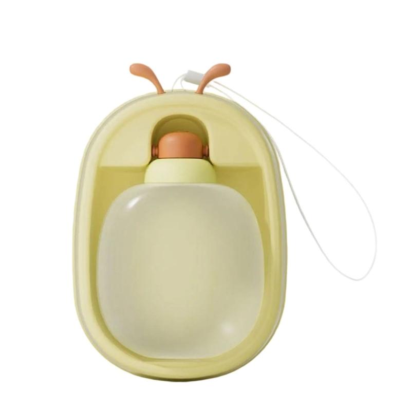 Dog Water Bottle Water Dispenser Drinking Bowl for Outdoor Walking Travel Drinking Bottle Water Container жёлтый
