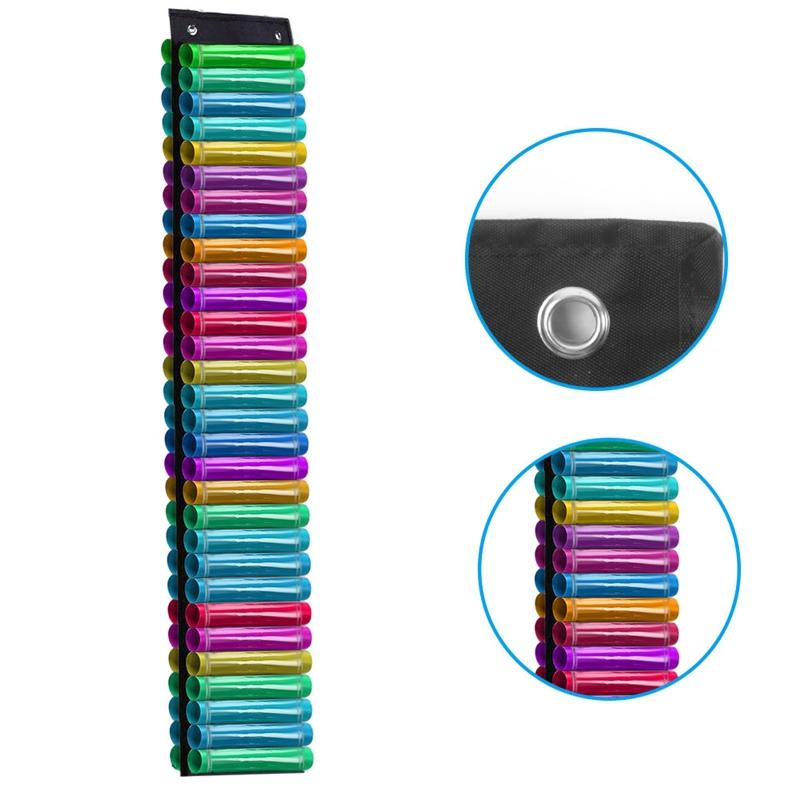 Vinyl Storage Organizer with 2 Hooks 60 Compartments Vinyl Roll Storage Rack Wall Mount Over The Door Vinyl Storage