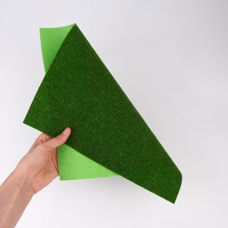 1/2Pcs Diy Project Model Scene Railway Layout Accessories 15/30Cm Square Grass Mat 3Mm 5Mm 8Mm Thick Artificial Lawn Carpet
