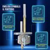 Fuel Valve Petcock Kit For Yamaha Big Bear 350 1987-1999 Kodiak 400 4WD 1993-1999 YZ125X - YZ250X 2016-
