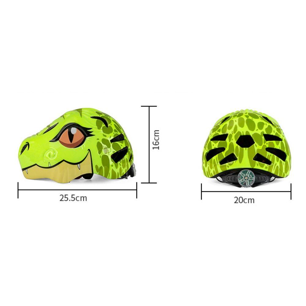 Cartoon Dinosaur Children's Helmet 3D Skating Helmets Half Helmet Dinosaur Helmets  Bicycle
