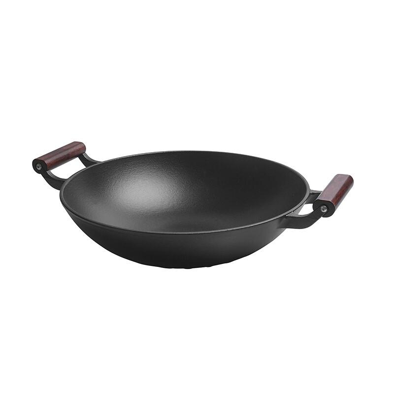 Jill May Zyklon 36CM Doppelgriff Gusseisen Wok