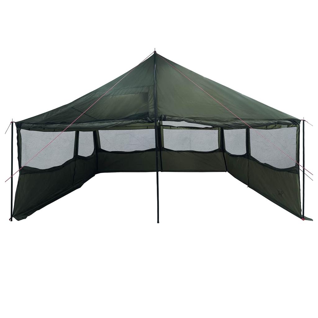 Family Tent Army Green 600 x 400 x 268 cm Polyester and Steel