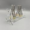 1 Set Dental-Kieferorthopädie-Zangenregal Organizer Acryl-Ständer Halter Pinzetten-Rack Klare Zahnmedizinische Werkzeuge