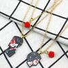 Rock Band My Chemical Romance Necklaces Cosplay MCR Stainless Steel Guitar Pick Pendant Necklace Cos Accessories Christmas Gifts 6