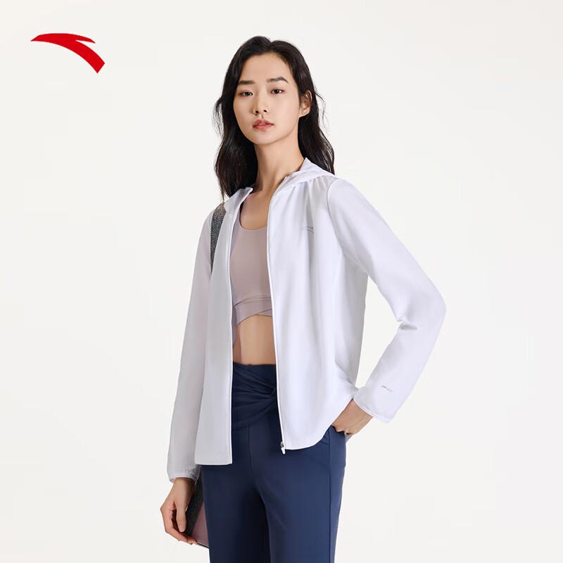 Anta Women s Lightweight Hooded UV Protection Sun Jacket L