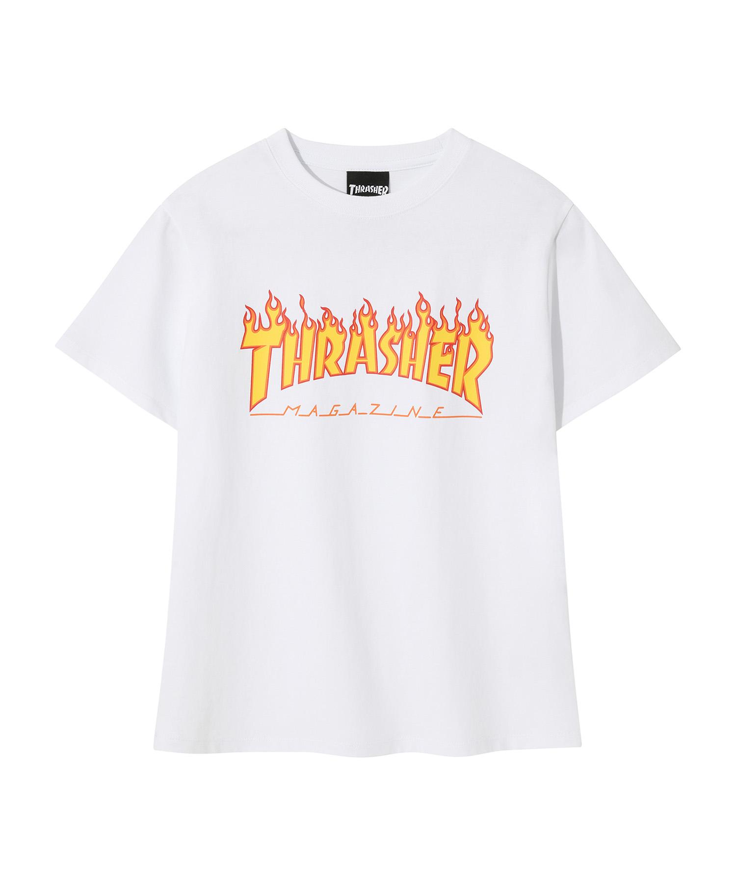 Treasure (W) Flame Short Sleeve T-Shirt White F