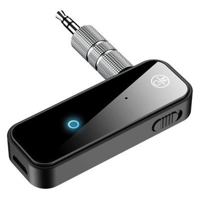 Aux Bluetooth Adapter Transmitter Car 3.5 Mm Jack 3-in-1 Receiver for Car with Bluetooth 5.0 Hands-Free Calls for Car Stereo Headphones Speakers