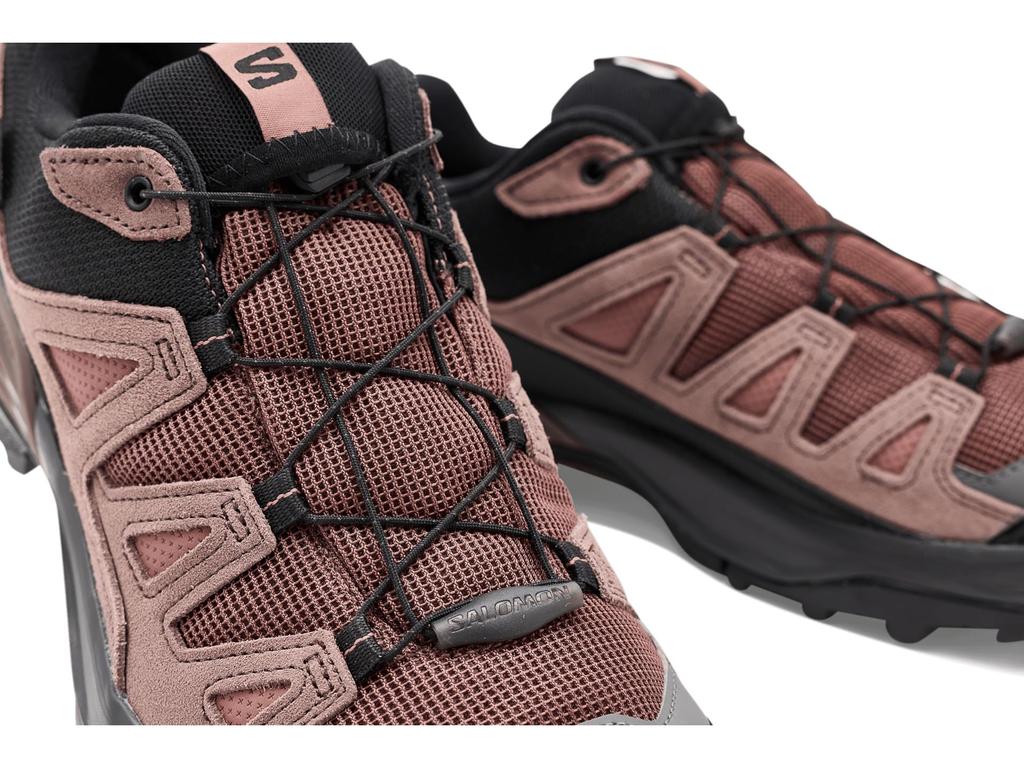 Salomon X ULTRA 360 LTR Hiking and Trekking Shoes Ultra 360 Leather Size cm GORE-TEX Women's (X Gore-Tex) L47571500, Cognac/Peppercorn/Black, 24.5
