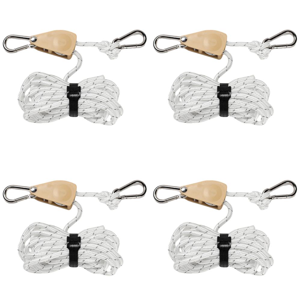 Flaschenzughaken Campingzelt-Befestigungsseil Einstellbare Baldachinschnalle Seilspanner Winddichte Zeltspannseile Ratschenaufhänger