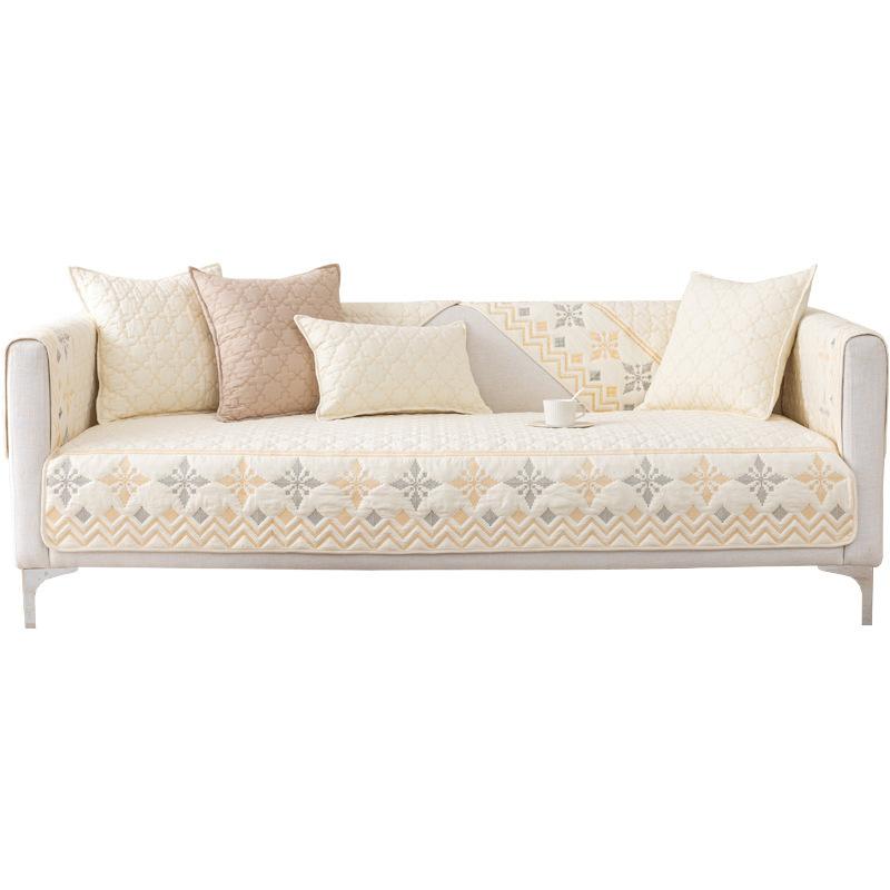 Sofa Cushion Universal In All Seasons, Modern Simple Non-Slip Seat Cushion, Sofa Cover, Backrest Towel Cover, Living Room Dust-Proof