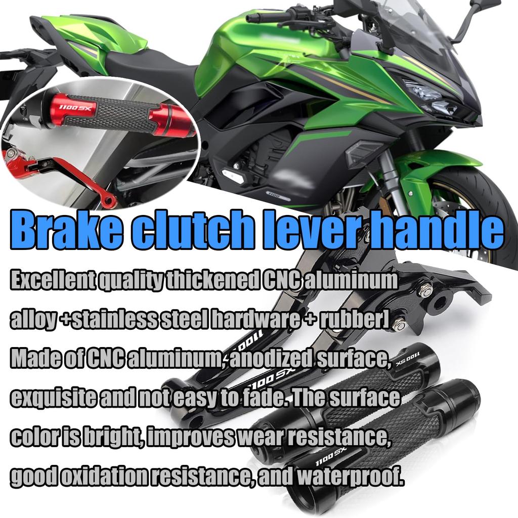 KAGEFUNE For Ninja 1100SX Nin.ja 1100SX SE 2025 Adjustable Folding Clutch Lever Kit Scooter