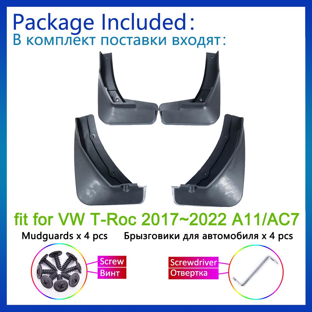 

для Volkswagen VW TRoc T Roc T-Roc 2017 2018 A11 AC7 Брызговики Брызговики Брызговики Защита крыльев автомобиля