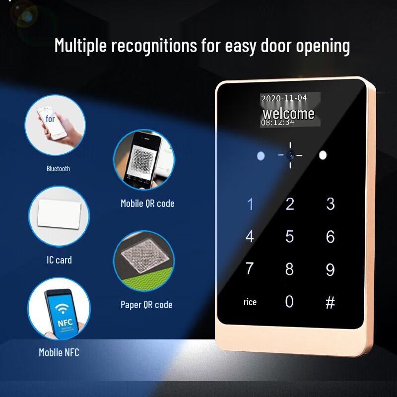 Realand V87Z Dynamic QR Code Access Control System CN Plug (adapter Included)