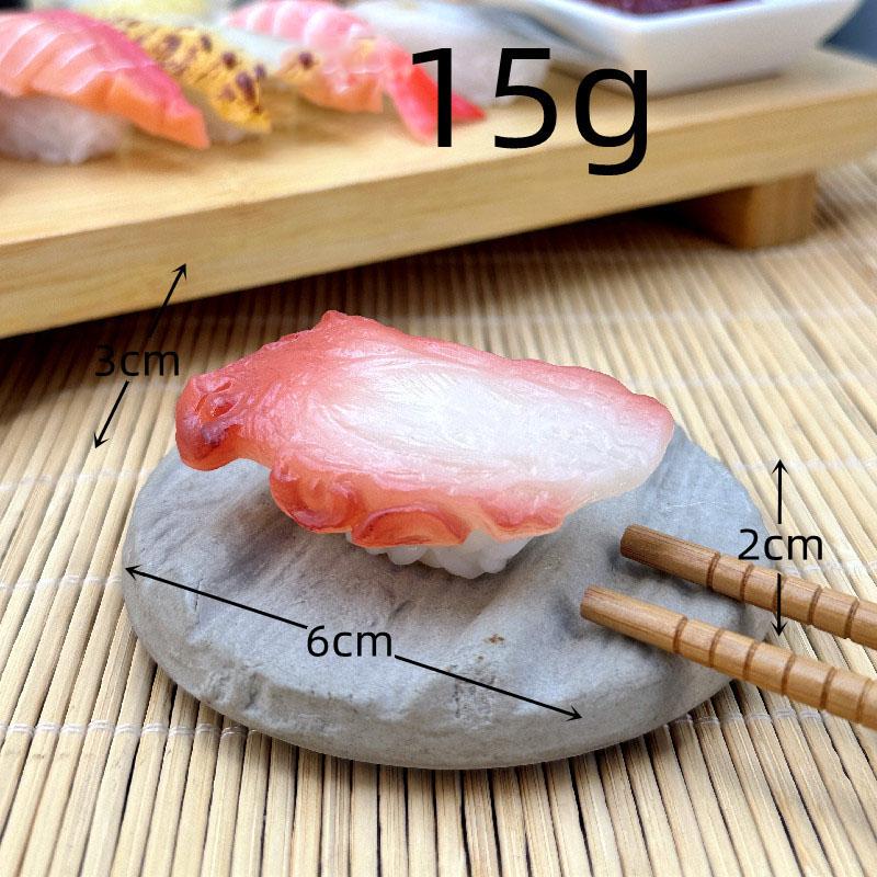Symulacja 3d Model Sushi Zabawki do gotowania Japońskie jedzenie Sushi z łososiem Kulka ryżowa Symulacja Model jedzenia Rekwizyty wystawowe Brelok Biżuteria
