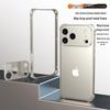 iPhone 17 Pro Max Clamshell Metal Frame Case with Heat Dissipation and Drop Protection