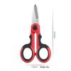 Professional Fishing Scissors - Serrated Stainless Steel Multi-functional Braided Line Cutter