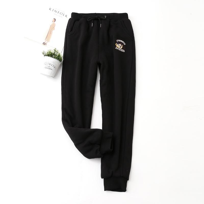 Women Pants Winter Thick Velvet Casual Trousers Female Sweat Pants Loose Harlan Pants Plus Size