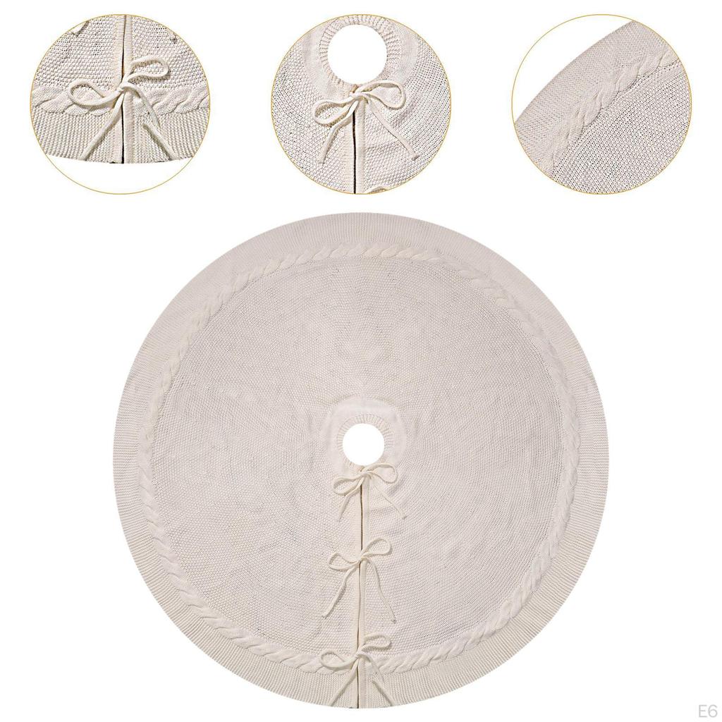 Christmas Tree Apron and Mat for Seasonal Decoration