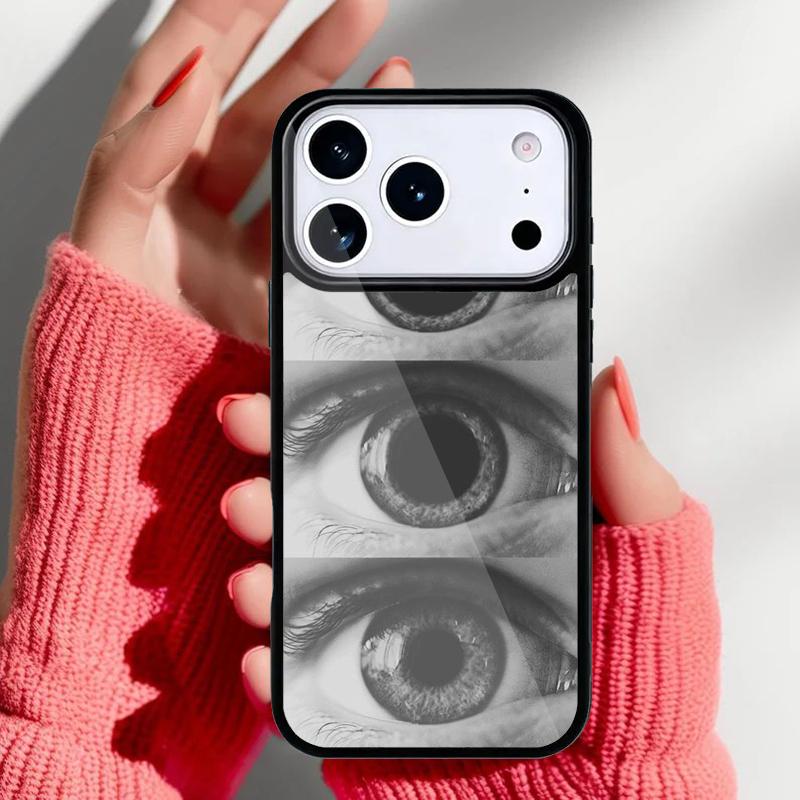 CRAZY EYEBALL PATTERN Phone Case for iPhone 17 16 15 14 13 Pro Max Back Cover for 12 11 Pro Coque