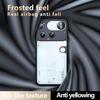 For Nothing Phone 3 Case Shockproof Frosted Skin Feel Matte PC+TPU Anti-fingerprint Transparent Cover for NothingPhone (3)