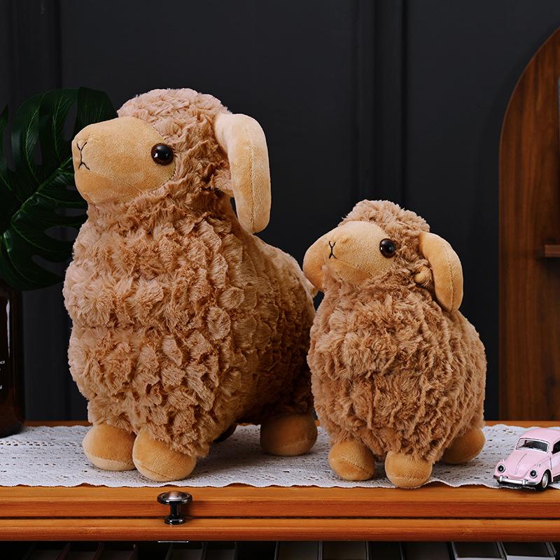 Little Lamb Plush Toy: Claw Machine Doll, Goat Pillow, Toss Gift