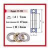 Mini-Axial-Rillenkugellager F9-20M bis F10-20M