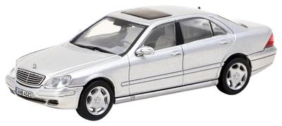 TARMACWORKS Brillantsilber Metallic Fertigprodukt 1/64 Mercedes-Benz S-Klasse T64G-072-SL