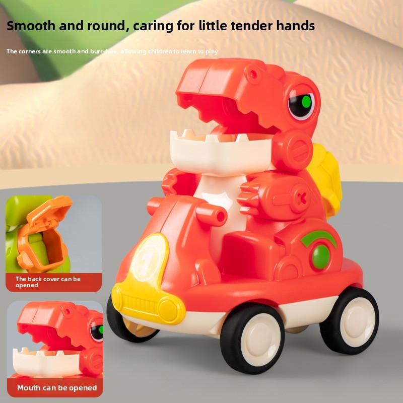 Dinosaur Car Inertia Toddlers Cartoon Animal Design Educational Toy Boy Girl