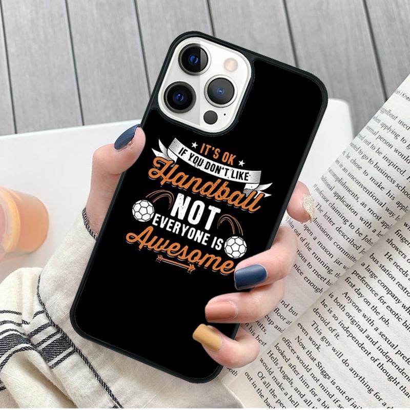 Eat Sleep Play Handball Quotes Phone Case For iPhone 17 Air 16 15 14 11 12 13 Pro MAX Plus Cover Shell Coque