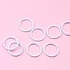 DIY Jewelry Accessories: Colored Baking Paint Embossed Rings (2,000/pack), featuring Round, Open, Single, and Twisted Flower Designs.