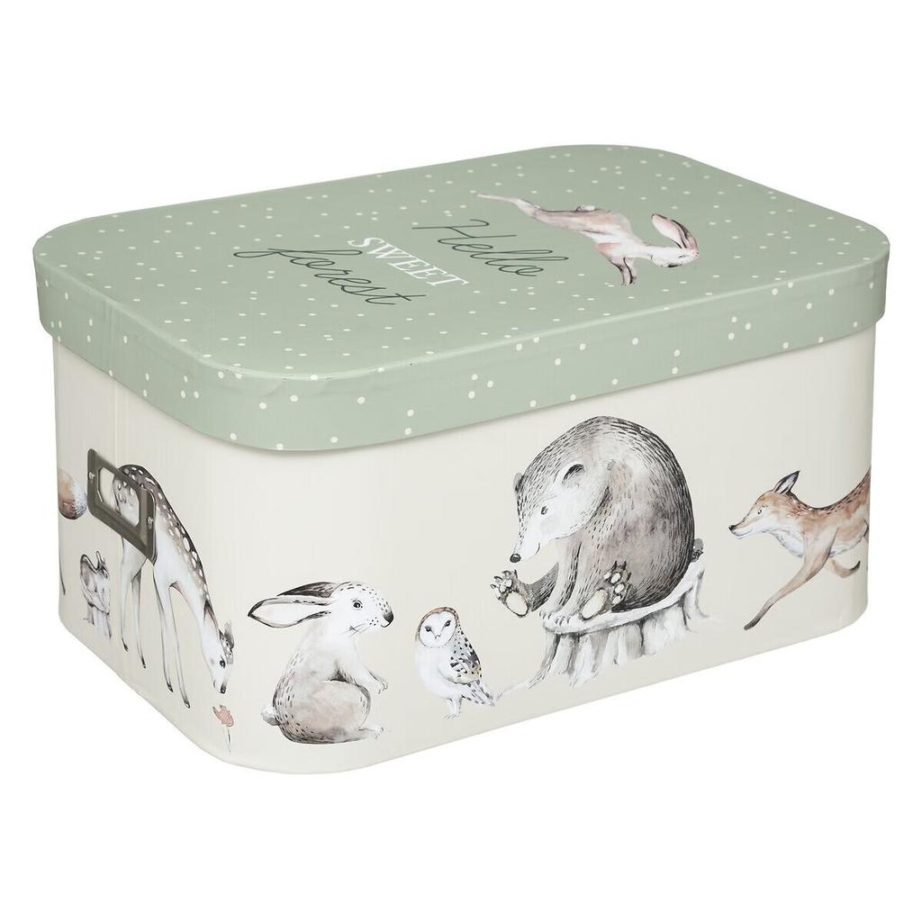 SET OF 3 BOXES with a forest motif FOR CHILDREN