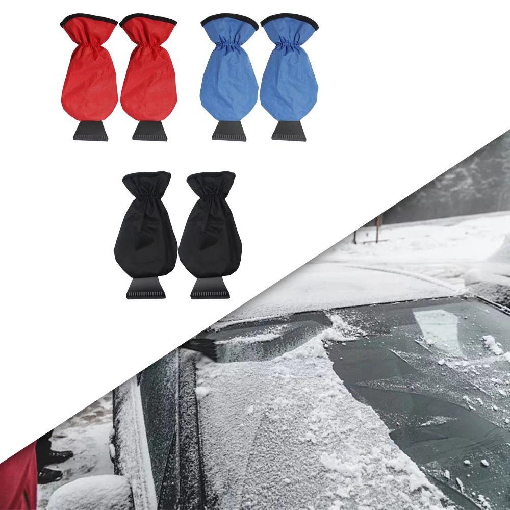 

1Pair Waterproof Snow Shovel with Glove Remover Thicken Car Snow Removal Tool SUV синій
