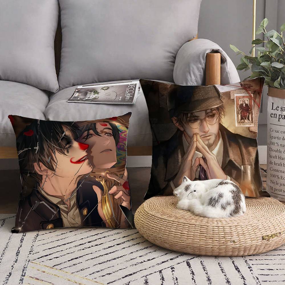 Federa Cuscino Anime Lord Of Mysteries Quadrato Camera da Letto Divano Cuscino Comfort per il Tempo Libero Decorazione Auto Casa