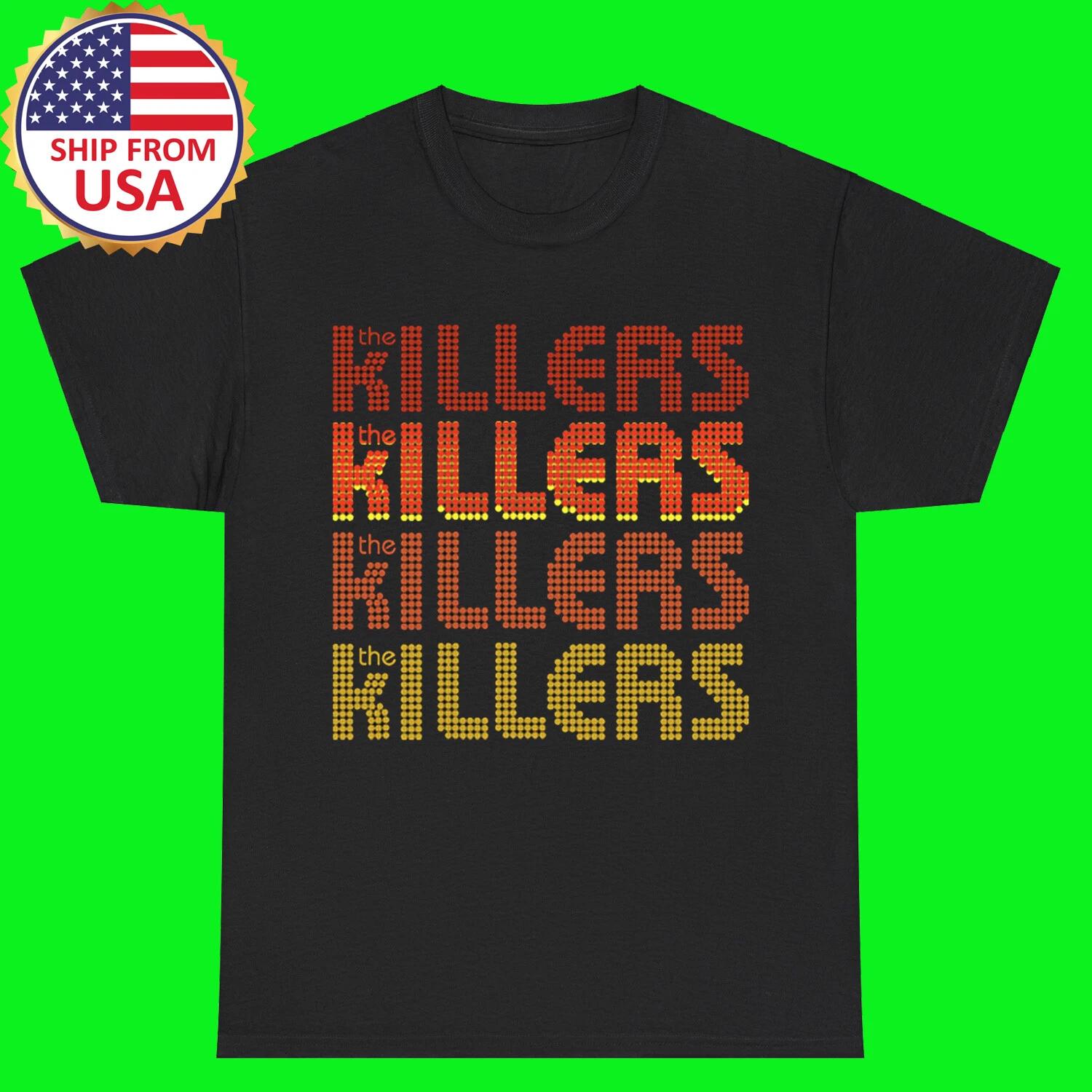 The Killers Черная футболка Топ Унисекс 4XL