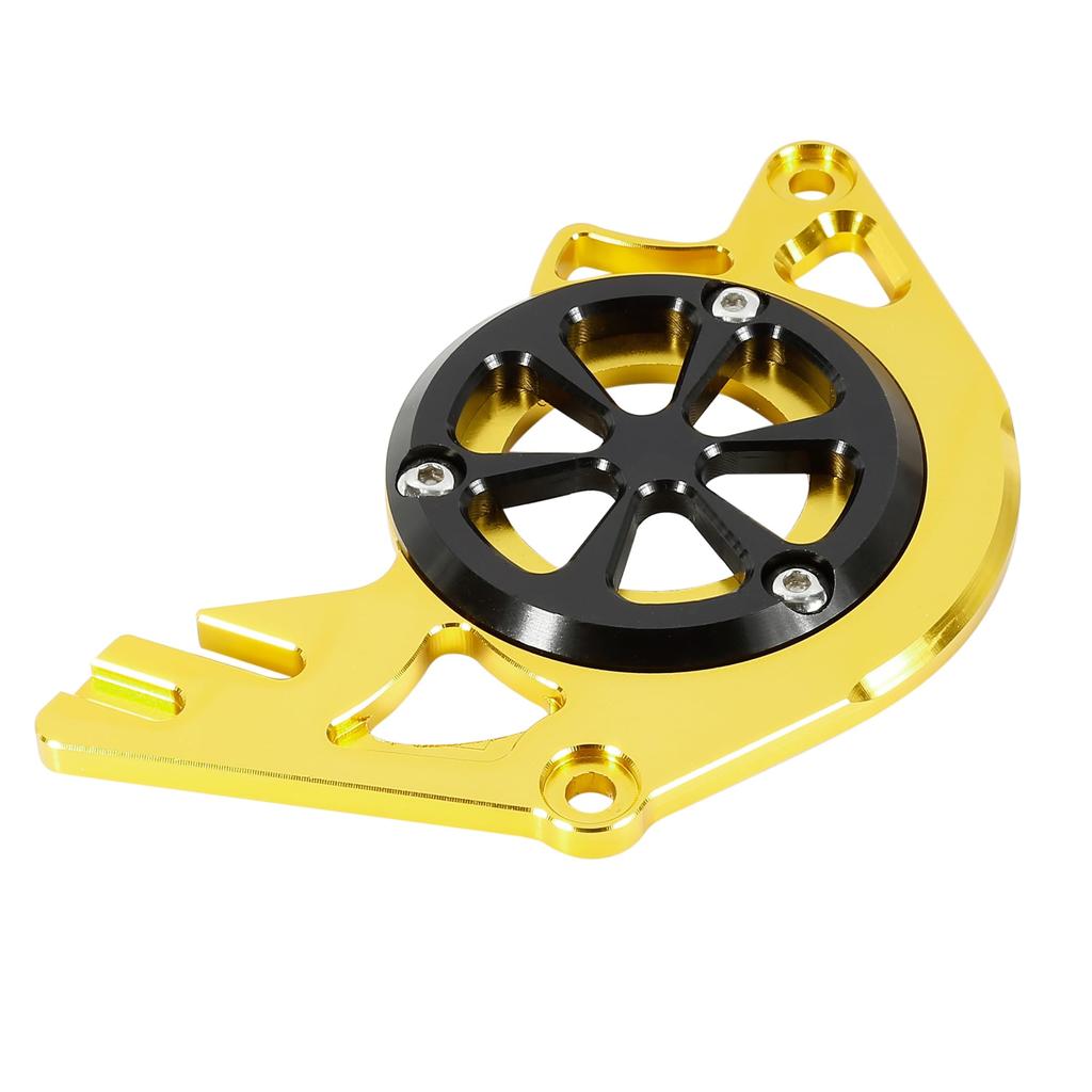 F FIERCE CYCLE Sprocket Cover Front Chain Guard Engine Cover Replacement CNC Aluminum Motorcycle Compatible with Honda MSX125 Gold Tone 2013-2017