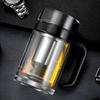 Wanxiang Double-Layer Tea Infuser Glass Mug