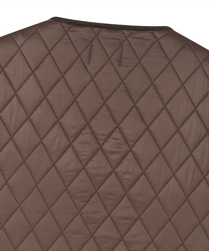 Beyond Closet 1Lp Patch Point Quilted Vest Brown