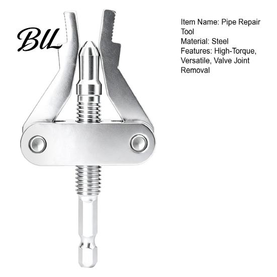 Damaged Thread Remover Broken Pipe Extractor Tool for 1/2 3/4 And 1 Inch Pipes, Hardened Steel Plumbing Repair with 1/4 Hex Shank Shower Arms